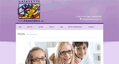 Desktop Screenshot of lafayetteeyeassociates.com