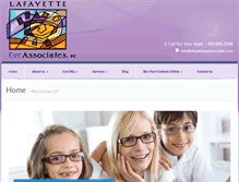Tablet Screenshot of lafayetteeyeassociates.com